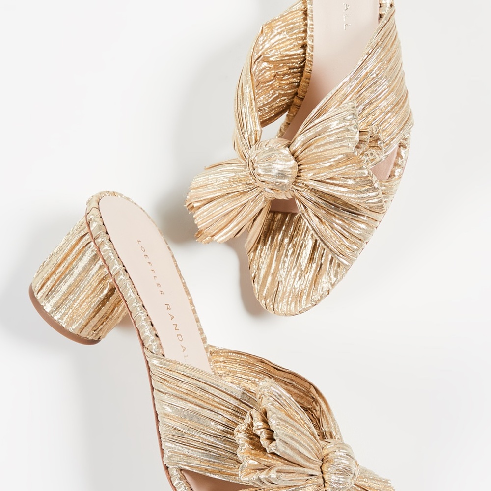 Loeffler Randall Emelia Gold Mule
